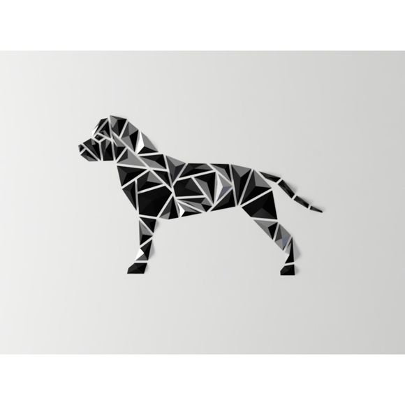 DGEmily Geometric Staffy Wall Art | Large-Scale Wall Decor | Custom Sizes!! - Picture 3 of 4